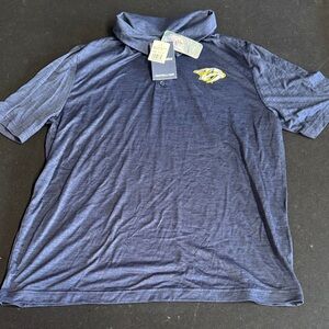 Fanatics Dark Blue Shirt with NHL Predators Logo